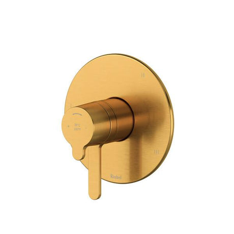 Nibi™ 1/2" Therm & Pressure Balance Trim With 3 Functions Brushed Gold