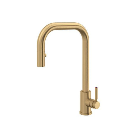 Holborn™ Pull-Down Kitchen Faucet With U-Spout Satin English Gold