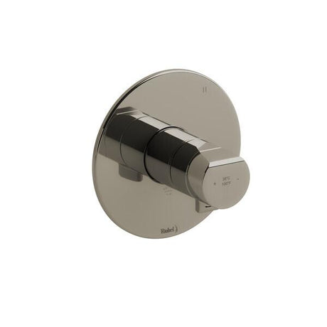 Parabola™ 1/2" Therm & Pressure Balance Trim with 5 Functions (Shared) Polished Nickel