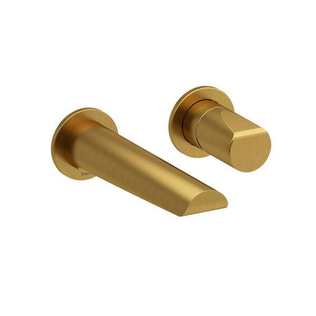 Parabola™ Wall Mount Lavatory Faucet Trim Brushed Gold