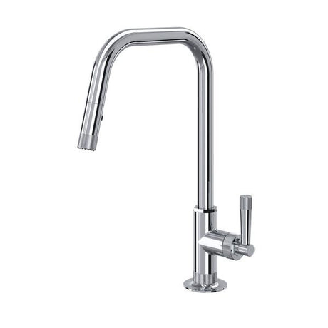 Graceline® Pull-Down Kitchen Faucet With U-Spout Polished Chrome
