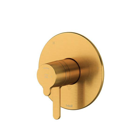 Nibi™ 1/2" Therm & Pressure Balance Trim With 5 Functions Brushed Gold