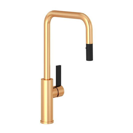 Tuario™ Pull-Down Kitchen Faucet With U-Spout Satin Gold