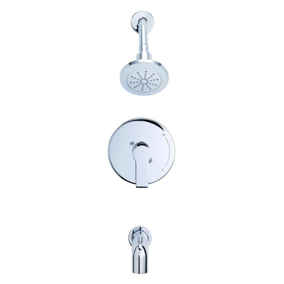 Gerber Chrome South Shore Tub & Shower Trim Kit, 2.0GPM