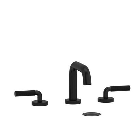 Riu™ Widespread Lavatory Faucet With U-Spout Black