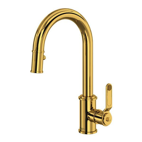 Armstrong™ Pull-Down Bar/Food Prep Kitchen Faucet Unlacquered Brass