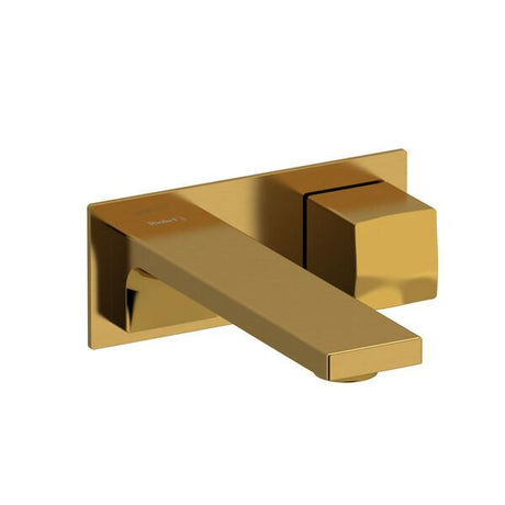Reflet Wall Mount Lavatory Faucet Trim Brushed Gold