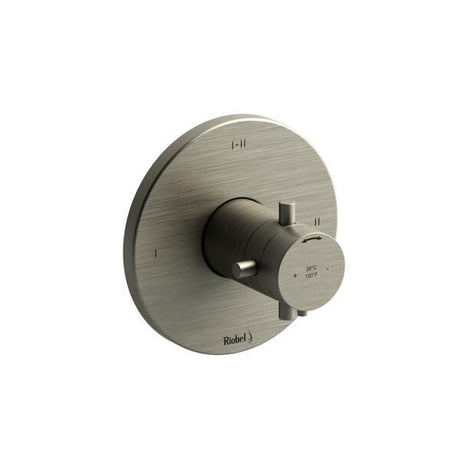 Pallace™ 1/2" Therm & Pressure Balance Trim with 3 Functions (Shared) Brushed Nickel