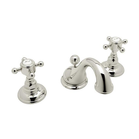 Viaggio® Widespread Lavatory Faucet With Low Spout Polished Nickel