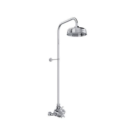 Georgian Era™ 3/4" Exposed Wall Mount Thermostatic Shower System Polished Chrome