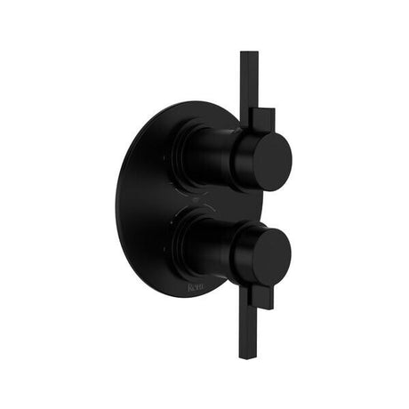 Lombardia™ 3/4" Therm & Pressure Balance Multi-Function System Matte Black