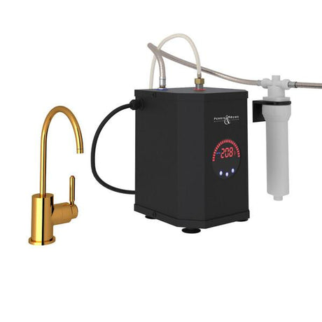 Lux™ Hot Water Dispenser, Tank And Filter Kit Italian Brass