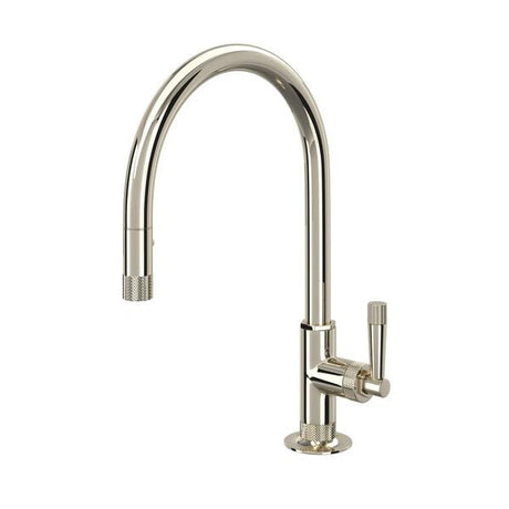 Graceline® Pull-Down Kitchen Faucet With C-Spout Polished Nickel