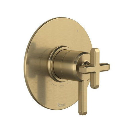 Apothecary™ 1/2" Therm & Pressure Balance Trim with 3 Functions (No Share) Antique Gold