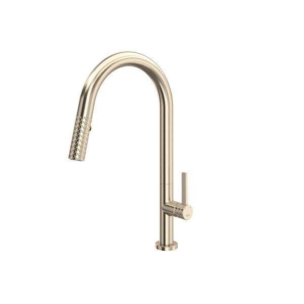 Tenerife™ Pull-Down Kitchen Faucet With C-Spout Satin Nickel