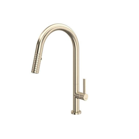 Tenerife™ Pull-Down Kitchen Faucet With C-Spout Satin Nickel