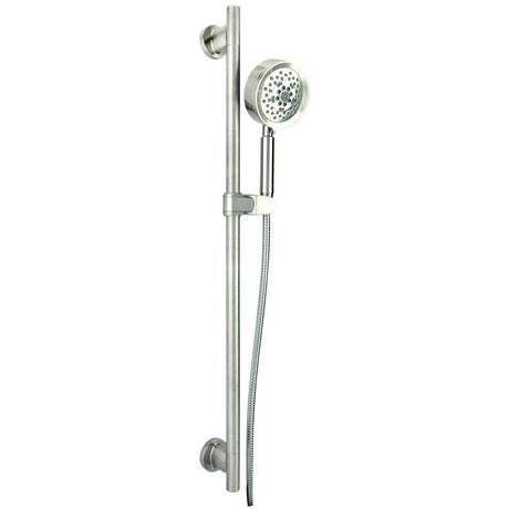 Brushed Nickel Versa 30" Slide Bar Assembly With Parma 5-FUN...