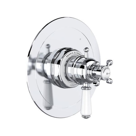 Edwardian™ 1/2" Therm & Pressure Balance Trim with 3 Functions (No Share) Polished Chrome