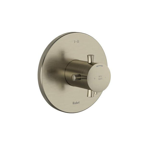 Edge 1/2" Therm & Pressure Balance Trim with 3 Functions (Shared) Brushed Nickel