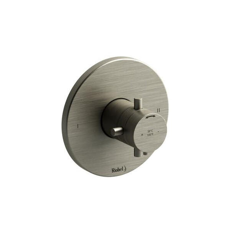 Pallace™ 1/2" Therm & Pressure Balance Trim with 2 Functions (No Share) Brushed Nickel
