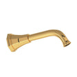 7" Reach Wall Mount Shower Arm With Octagonal Escutcheon English Gold