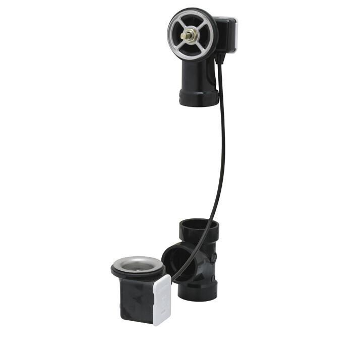 Geberit 151.505.00.1 17-24-Inch Tub Depth TurnControl Cable-Operated Bath Waste and Overflow Bathtub Drain