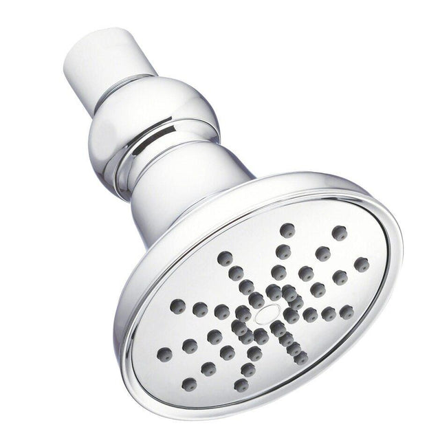 Gerber Chrome Mono Round 3 1/2" Single Function Showerhead, 2.5GPM