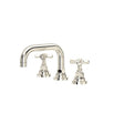 San Giovanni™ Widespread Lavatory Faucet With U-Spout Polished Nickel