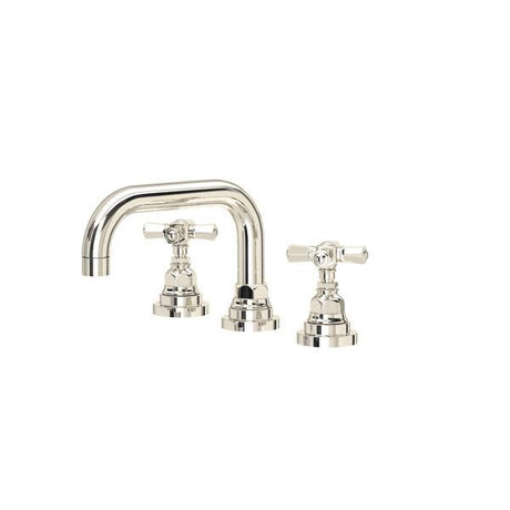 San Giovanni™ Widespread Lavatory Faucet With U-Spout Polished Nickel