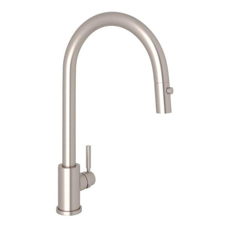 Holborn™ Pull-Down Kitchen Faucet With C-Spout Satin Nickel