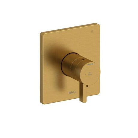 Paradox™ 1/2" Therm & Pressure Balance Trim with 5 Functions (Shared) Brushed Gold