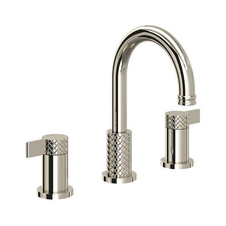 Tenerife™ Widespread Lavatory Faucet With C-Spout Polished Nickel