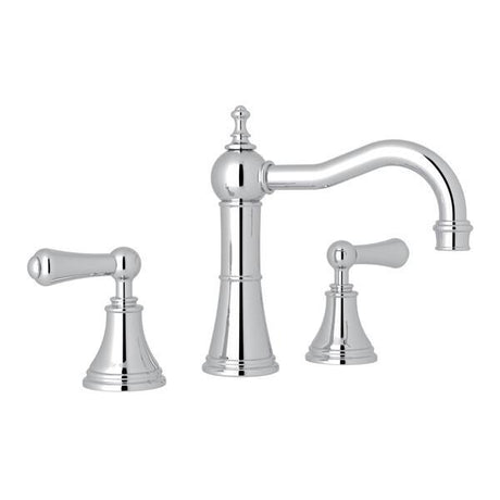 Georgian Era™ Widespread Lavatory Faucet With Column Spout Polished Chrome
