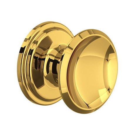 Large Concave Drawer Pull Knobs - Set of 5 Unlacquered Brass