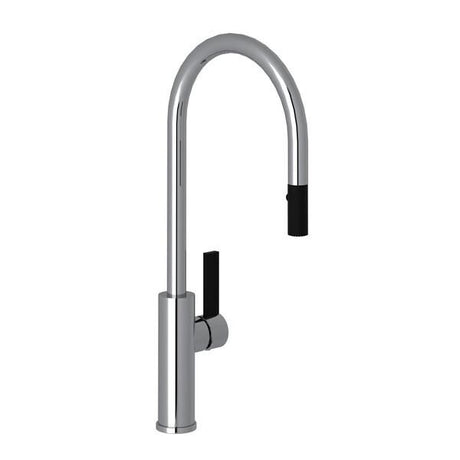 Tuario™ Pull-Down Kitchen Faucet With C-Spout Polished Chrome