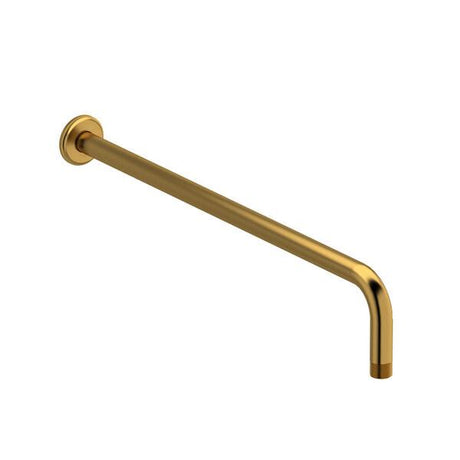 20" Reach Wall Mount Shower Arm Brushed Gold