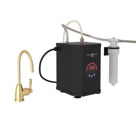 Holborn™ Hot Water Dispenser, Tank And Filter Kit Satin English Gold