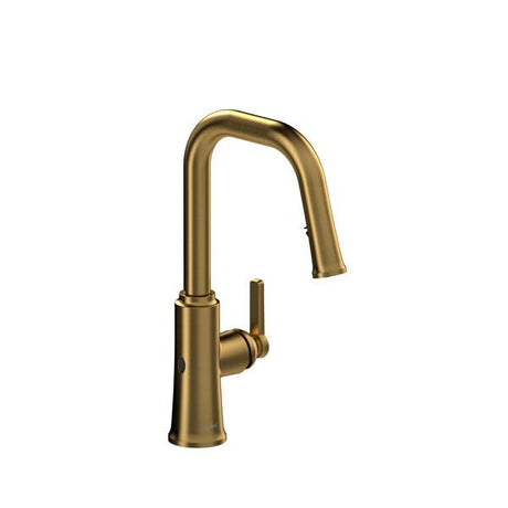 Trattoria™ Pull-Down Touchless Kitchen Faucet With U-Spout Brushed Gold