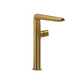Parabola™ Single Handle Tall Lavatory Faucet Brushed Gold