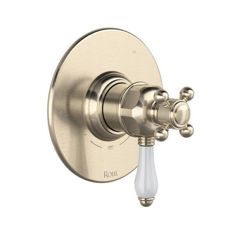 1/2" Therm & Pressure Balance Trim with 3 Functions (No Share) Satin Nickel