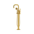 Armstrong™ Single Hole Floor Mount Tub Filler Trim With U-Spout Unlacquered Brass