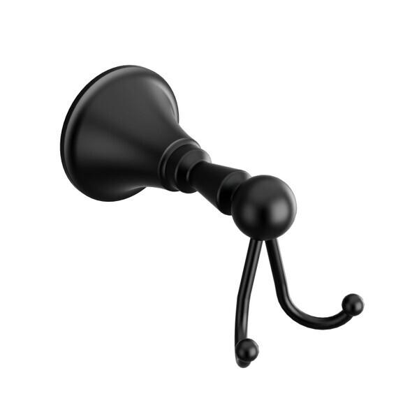 Momenti™ Double Robe Hook Black