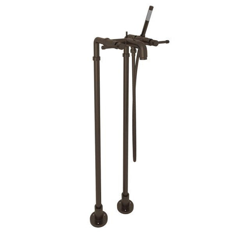 Campo™ Floor Mount Tub Filler Tuscan Brass