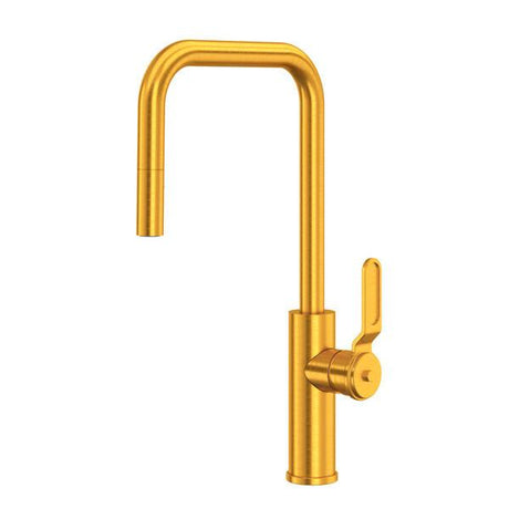 Myrina™ Pull-Down Kitchen Faucet With U-Spout Satin Gold