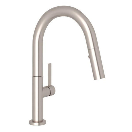 Lux™ Pull-Down Bar/Food Prep Kitchen Faucet Satin Nickel