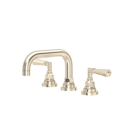 San Giovanni™ Widespread Lavatory Faucet With U-Spout Satin Nickel