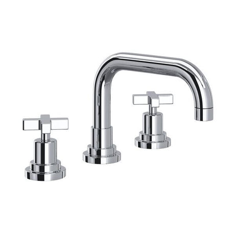 Lombardia® Widespread Lavatory Faucet With U-Spout Polished Chrome
