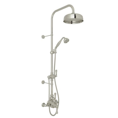 Georgian Era™ 3/4" Exposed Wall Mount Thermostatic Shower System Polished Nickel