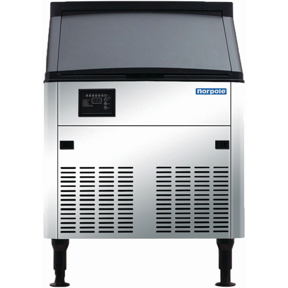 Norpole NPCIM160H Commercial Ice Maker, 160 lbs of Ice Per Day, Auto Shut-Off