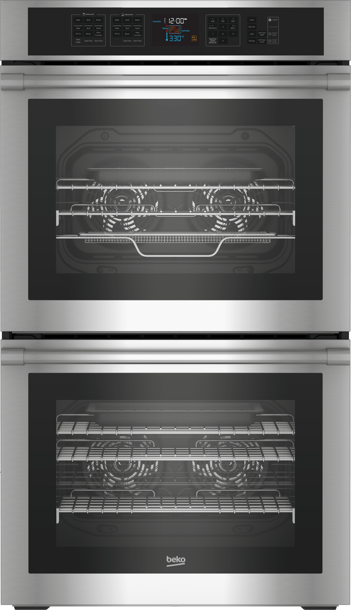 Beko 30" Stainless Steel Double Wall Oven, BEKO,  - POSHHAUS
